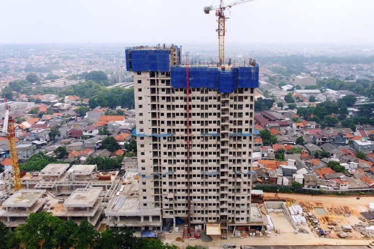 JKT Living Star secara resmi mencapai struktur akhir tutup atap atau topping off, pada 23 April 2021.