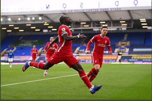 Babak I Everton Vs Liverpool Imbang, Virgil Van Dijk Ditarik Keluar