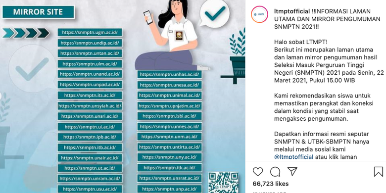 Pengumuman Snmptn 2021 Hari Ini Ltmpt Tambah Kuota Untuk Lebih Dari 116 000 Siswa