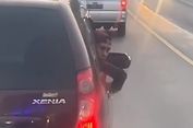 Video Viral Sopir Mobil Acungkan Pisau di Sragen, Polisi: Mabuk dan Marah Disalip Bus