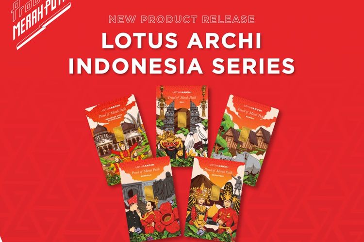 Lotus Archi meluncurkan produk emas edisi spesial, yaitu Proud of Merah Putih.