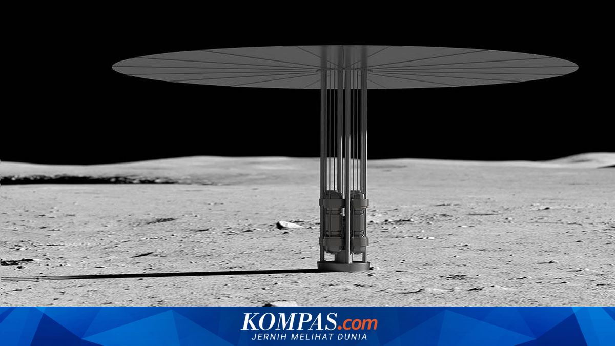 NASA Akan Bangun Reaktor Nuklir di Bulan pada 2030