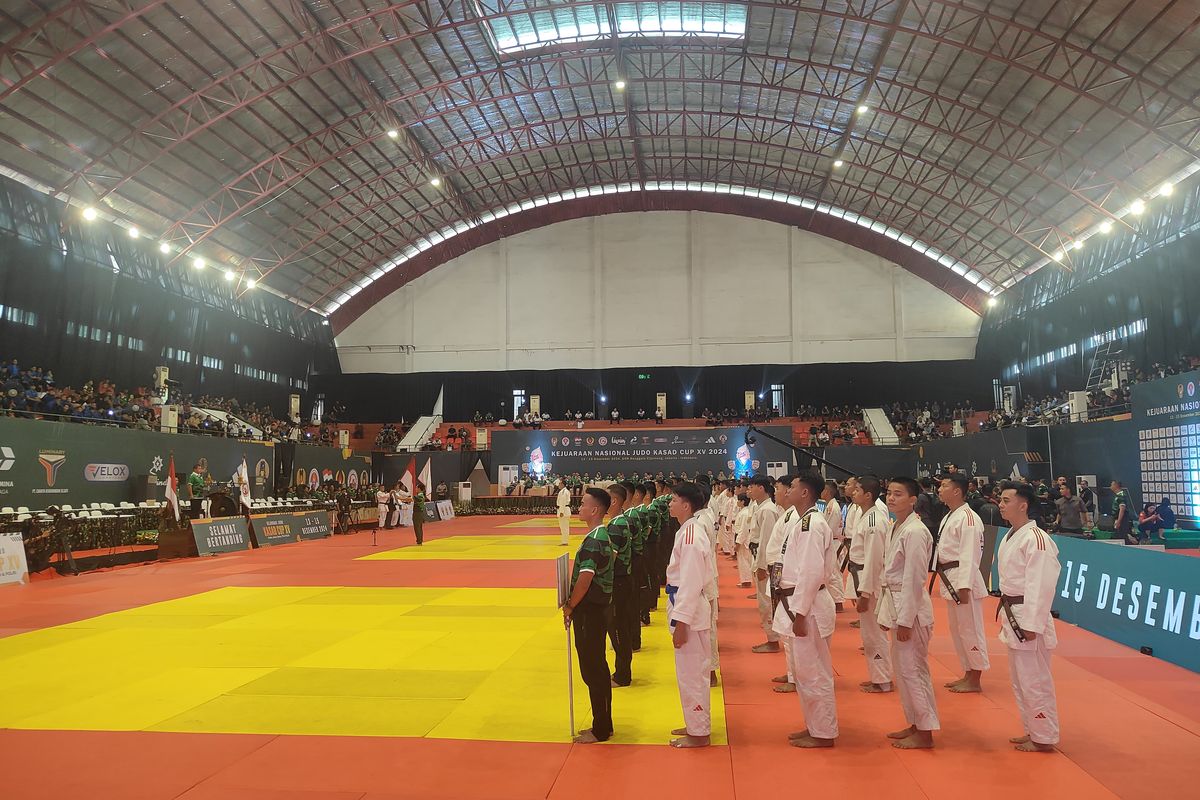 KSAD Buka Kejurnas Judo, 746 Atlet dari TNI-Polri dan Umum Ambil Bagian