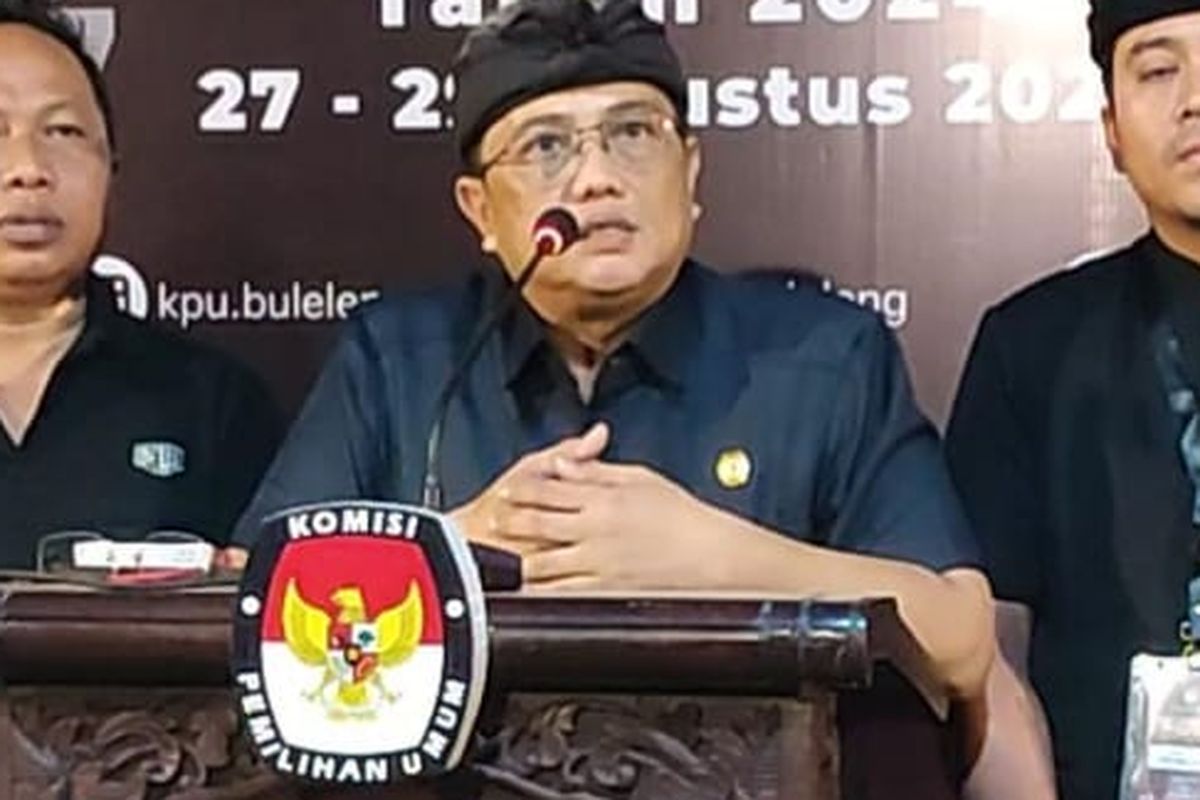 Ketua KPU Buleleng Komang Dudhi Udiyana.