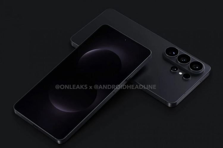 Gambar render Samsung Galaxy S26 Ultra yang dibagikan oleh tipster OnLeaks. 