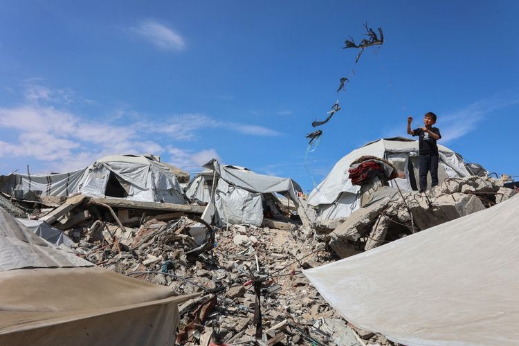 Jadi Hiburan Anak-anak Gaza, Layang-layang Bakal Dilarang Israel