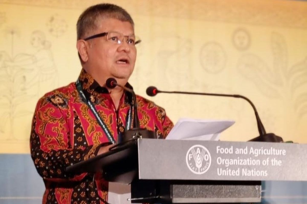Deputi Bidang Koordinasi Pangan dan Agribisnis Kementerian Koordinator Bidang Perekonomian Dida Gardera saat menjadi salah satu delegasi Indonesia yang hadir dalam Asia Pacific Regional Conference (APRC) Ministerial Meeting (MM) ke-37 yang diselenggarakan di Kolombo, Sri Lanka pada Senin-Kamis, 19-22 Februari 2024.
