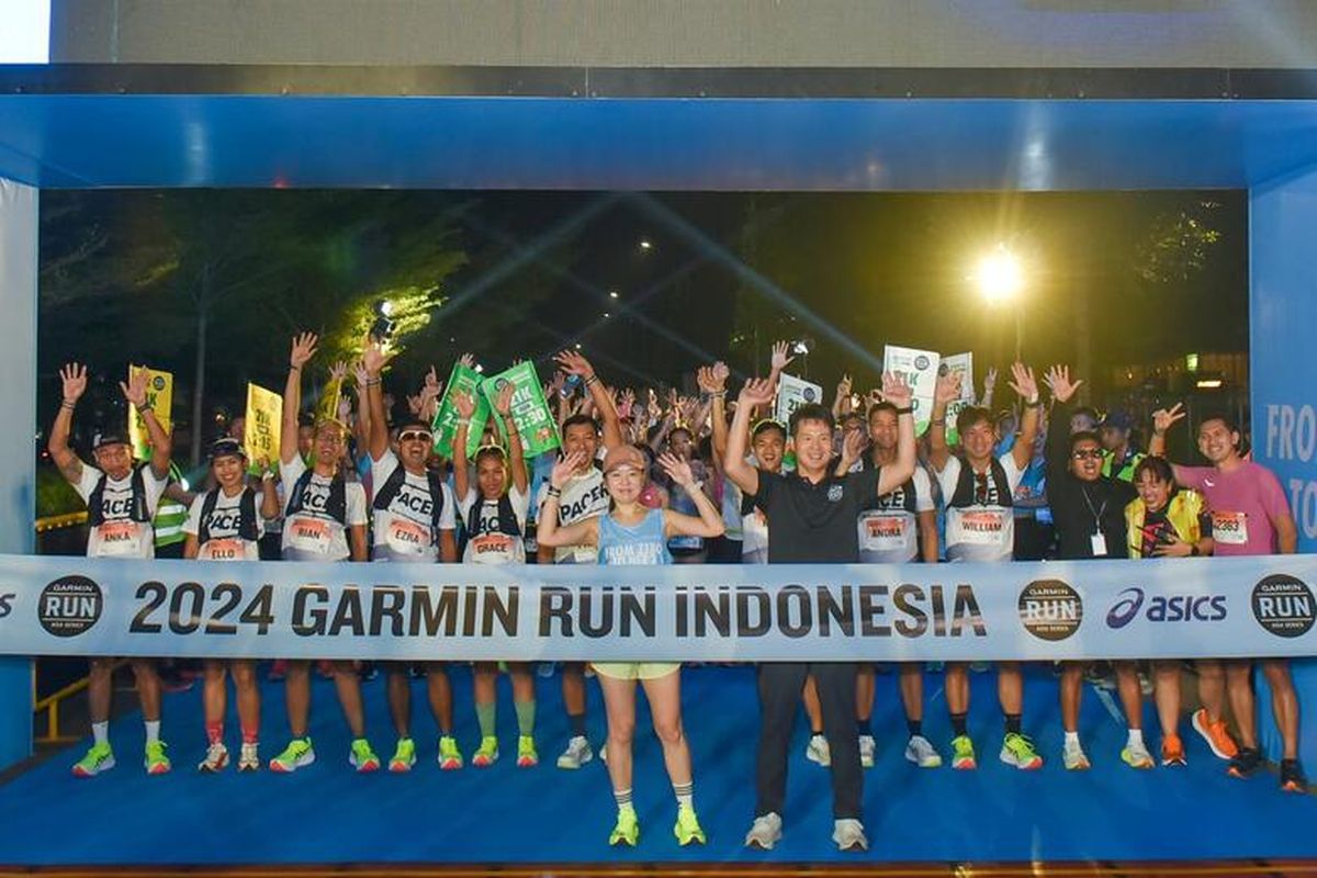 Garmin Run Indonesia 2024 - Asia Series sukses diadakan di Area Parkir Hall 10 ICE BSD, Tangerang, Minggu (29/9/2024).