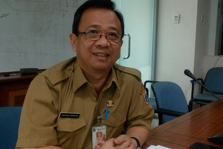 Kepala Dinas Perumahan Rakyat dan Permukiman DKI Jakarta Agustino Darmawan, saat ditemui di kantornya, Selasa (5/9/2017).