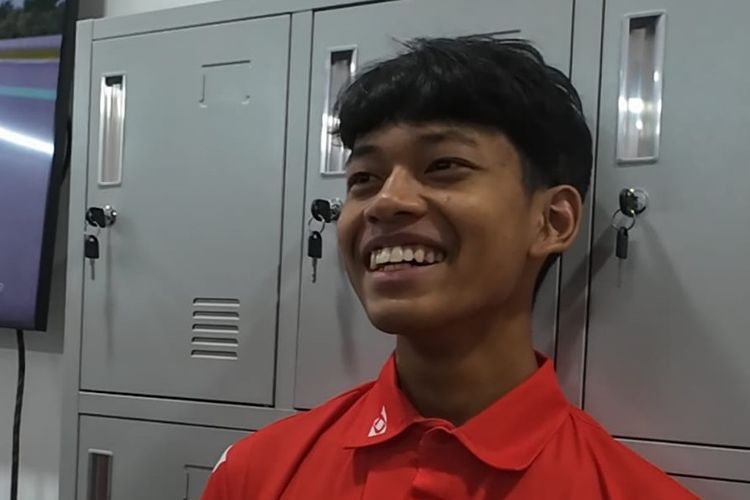 Veda Ega Pratama saat diwawancarai Kompas.com di IMOS 2025