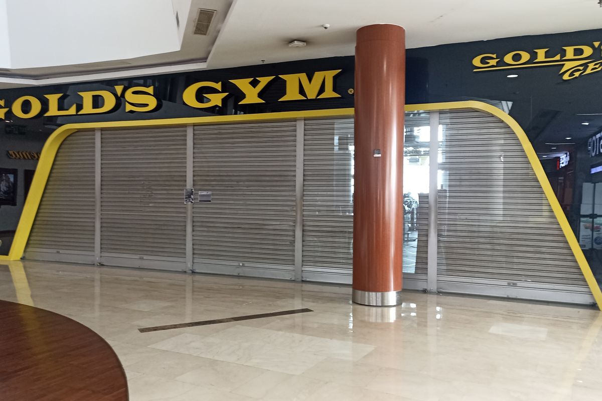 Gold Gym menutup sejumlah cabang secara mendadak, salah satunya adalah Gold Gym di Bintaro Jaya Excange