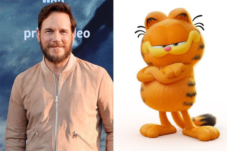 Chris Pratt mengisi suara Garfield di film Garfield yang bakal dirilis Februari 2024