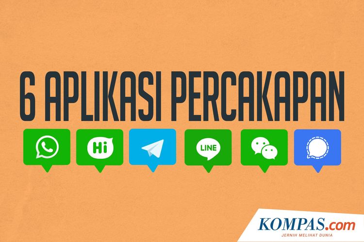 6 Aplikasi Percakapan