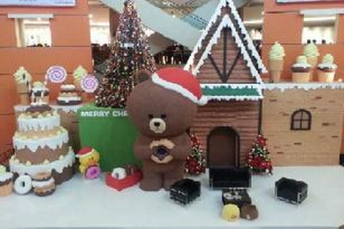 Rayakan Natal bersama Line