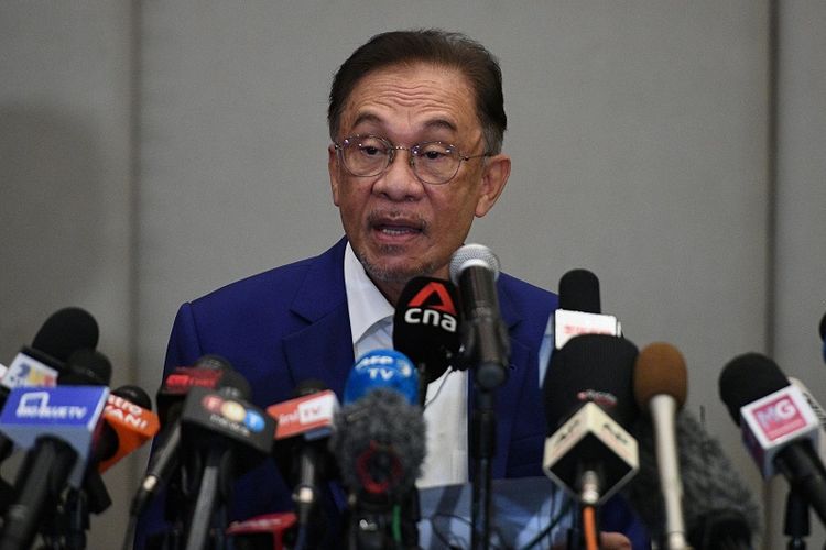 Pemimpin Oposisi Malaysia Anwar Ibrahim