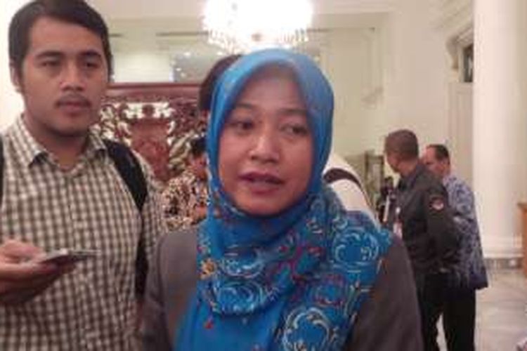 Ketua Badan Pengawas Pemilu (Bawaslu) DKI Jakarta Mimah Susanti, di Balai Kota DKI Jakarta, Senin (19/9/2016).