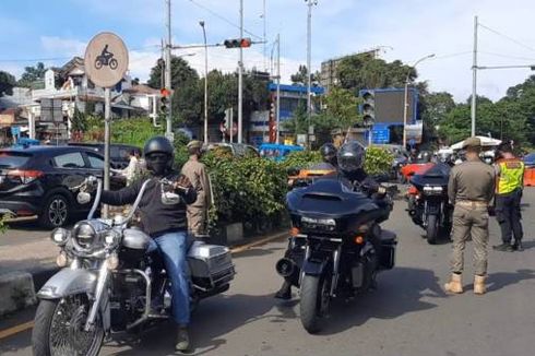 Rombongan Moge Langgar Ganjil Genap di Kota Bogor, 3 Pengendara Diamankan Polisi