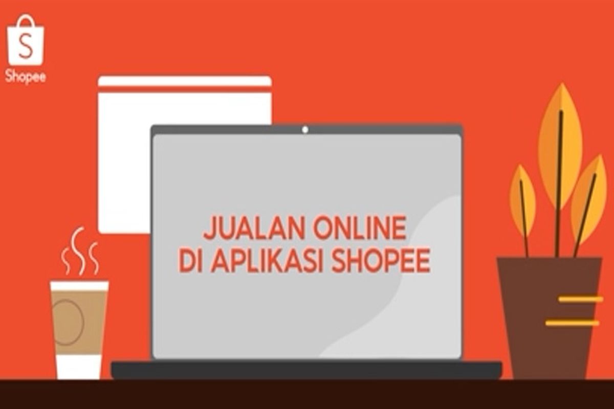 Ilustrasi cara jualan di Shopee, cara berjualan di Shopee, dan cara cara buka toko di Shopee.