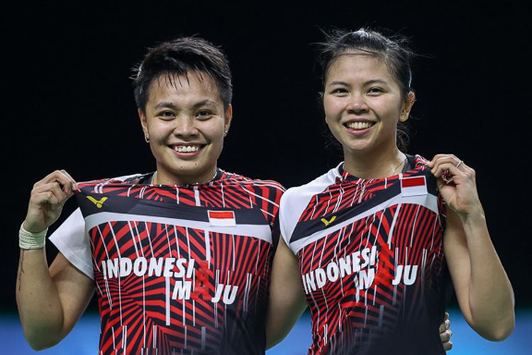 Ganda putri Indonesia, Greysia Polii/Apriyani Rahayu, berhasil melangkah ke partai final Thailand Open 2021.