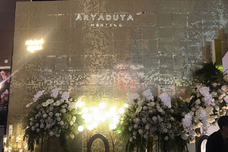 Booth Hotel Aryaduta Menteng di event Jakarta Mega Wedding Festival yang diselenggarakan di Hall D JIExpo Kemayoran, Jakarta Pusat, Sabtu (4/5/2024). 