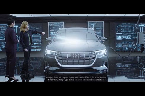 Ketika Kapten Marvel Setrum Mobil Listrik Audi