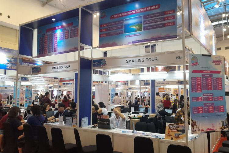 Astindo Travel Fair 2024 dibuka untuk umum mulai hari ini hingga Minggu (3/3/2024) di Hall 1 Indonesia Convention Exhibition (ICE) BSD, Tangerang.