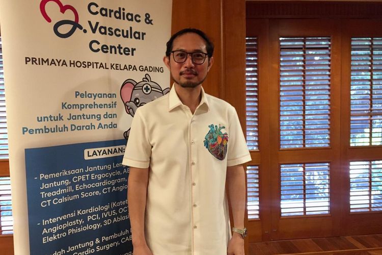 dr. Rony M. Santoso, Sp.JP (K), FIHA, FESC, FAPSC, FSCAI, dokter spesialis jantung, dalam Primaya Cardiovascular Conference 2025, di Jakarta, Sabtu (20/9/2025).