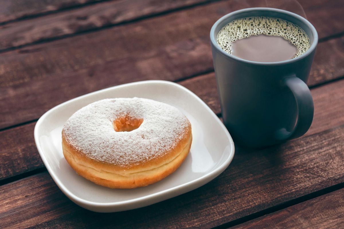 Ilustrasi donat. 