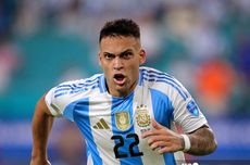Hasil Argentina Vs Peru 2-0: Peluk untuk Messi, Lautaro Pahlawan Tango
