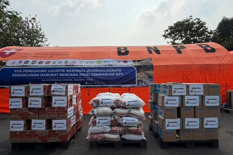 Inalum Salurkan 10 Ton Beras untuk Korban Gempa NTT
