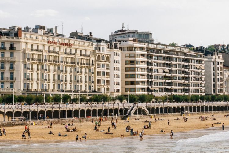 Hotel de Londres y de Inglaterra di San Sebastian.