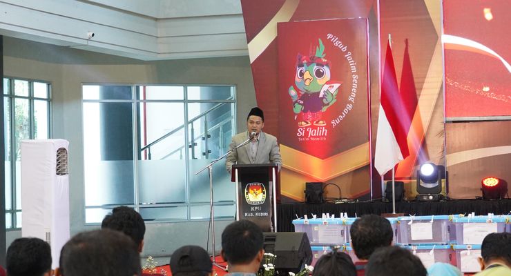 Pilkada 2024 Terlaksana, Partisipasi Warga Kabupaten Kediri Naik 72 Persen