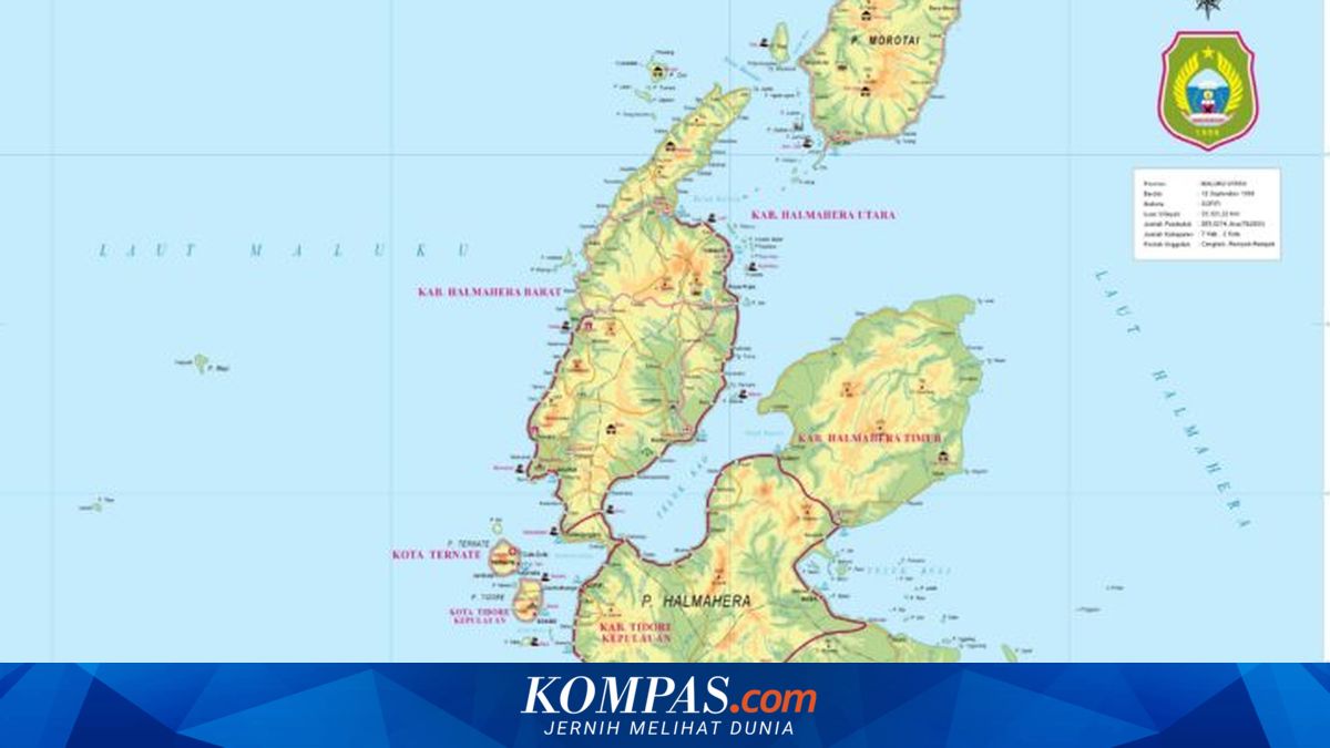 Daftar Kabupaten dan Kota di Provinsi Maluku Utara