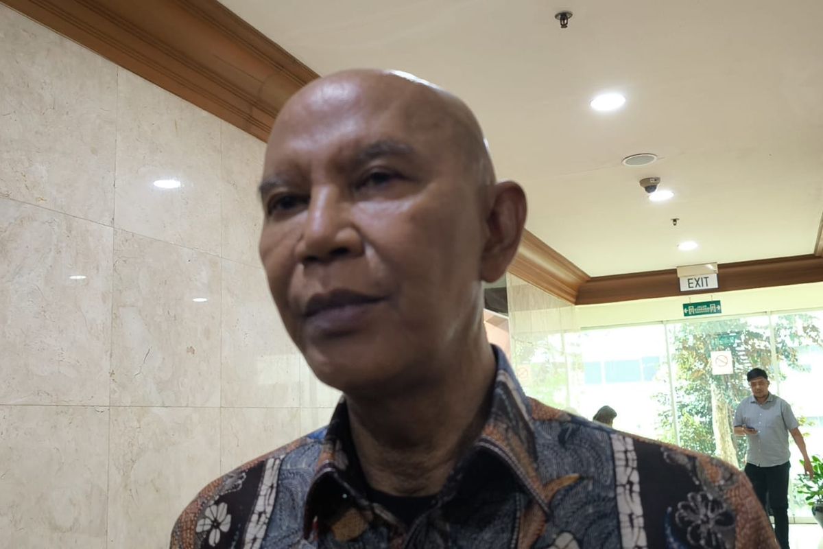 Ketua DPP Partai Demokrasi Indonesia Perjuangan (PDIP) Said Abdullah di Kompleks Parlemen, Jakarta, Senin (14/7/2025).