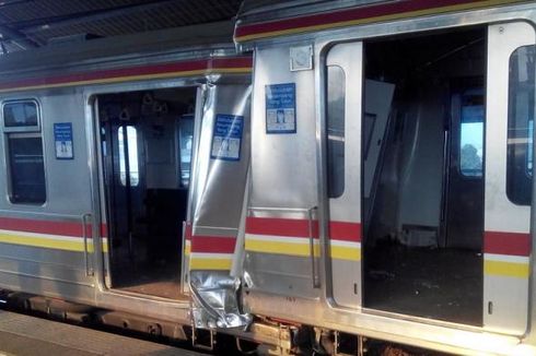 Penumpang Wanita Jadi Korban Tabrakan KRL di Juanda