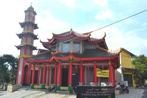 Muslim Keturunan Tionghoa Bangun Masjid Arsitektur Khas China di Magelang