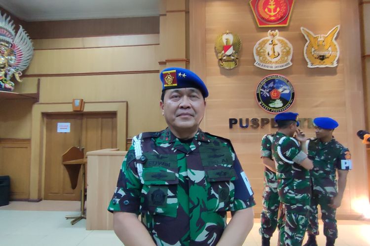 Komandan Pusat Polisi Militer (Puspom) TNI, Laksamana Muda Edwin