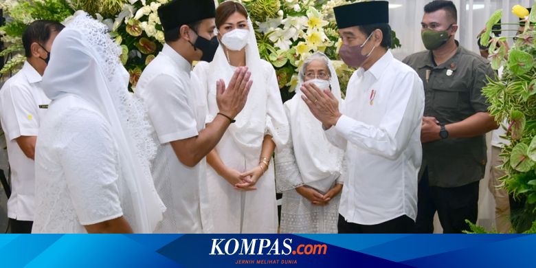 Jokowi takziah ke rumah duka almarhum arifin panigoro