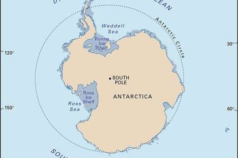 Luas Es Laut Antarktika Pecahkan Rekor Terendah pada Juni