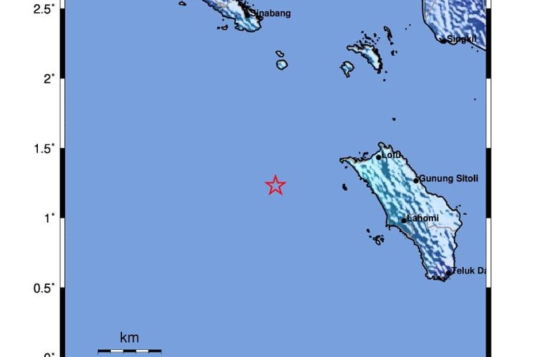 Nias Barat Diguncang Gempa 2 Kali, BMKG: Terasa di Rumah, Tak Ada Kerusakan Bangunan