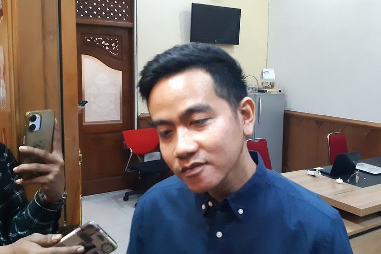 Wali Kota Solo Gibran Rakabuming Raka di Solo, Jawa Tengah, Kamis (15/6/2023).