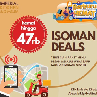 Paket isoman di Imperial Kitchen. 