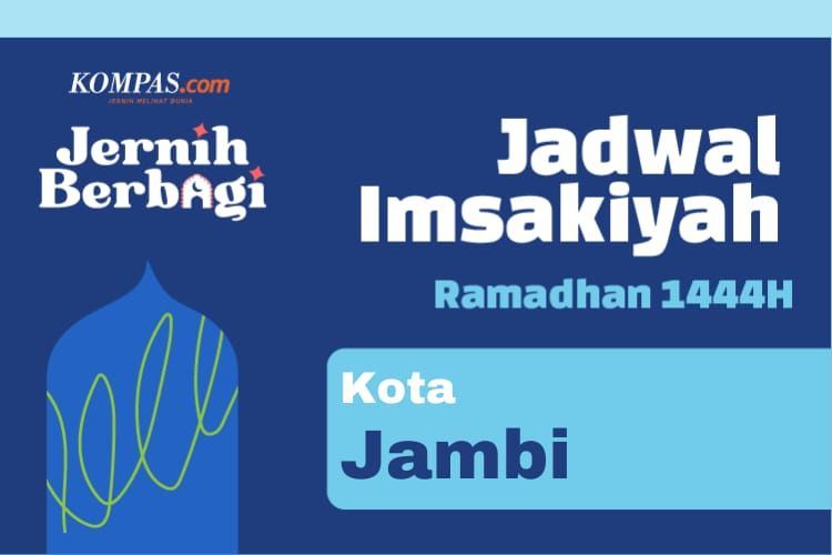 Ilustrasi jadwal imsakiyah di Jambi hari ini.