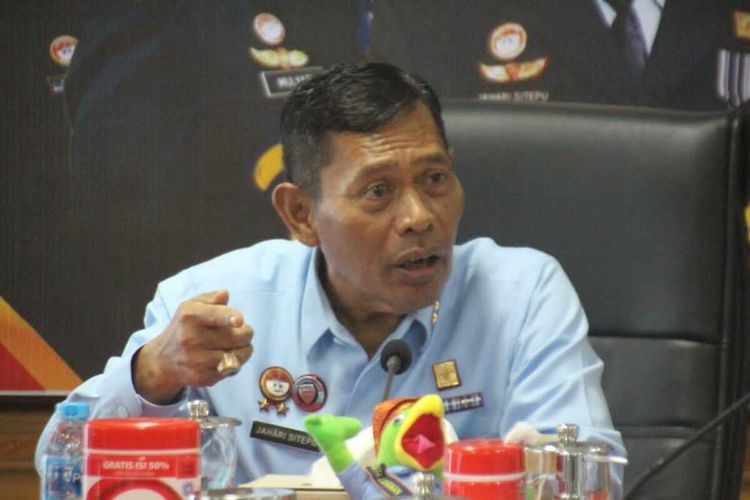 Kepala Kanwil Kemenkumham Riau, Muhammad Jahari Sitepu.