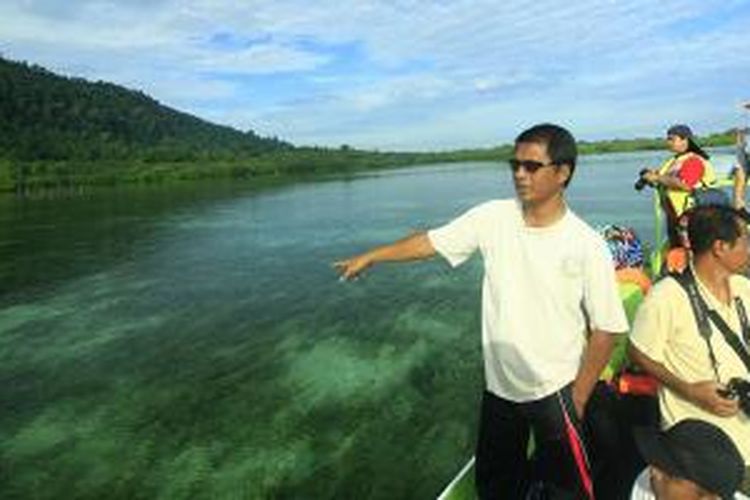 Salah satu kawasan yang dicadangkan dalam Taman Pesisir Kepulauan Derawan, di Kabupaten Berau, Kalimantan Timur.