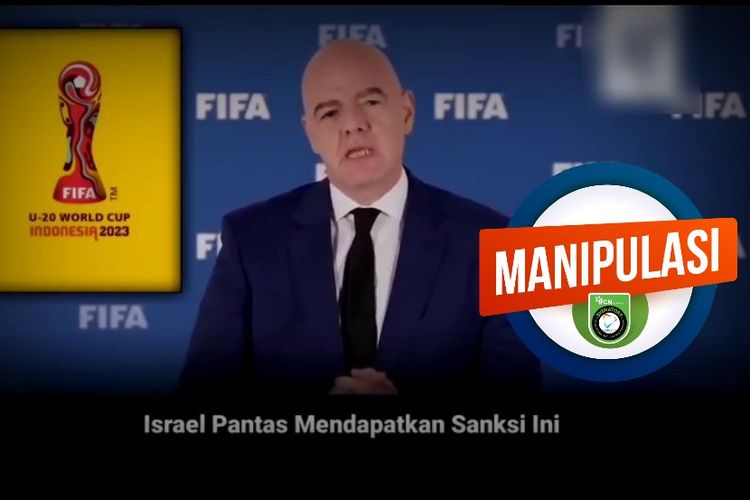 Hoaks, FIFA jatuhkan sanksi berat untuk timnas Israel