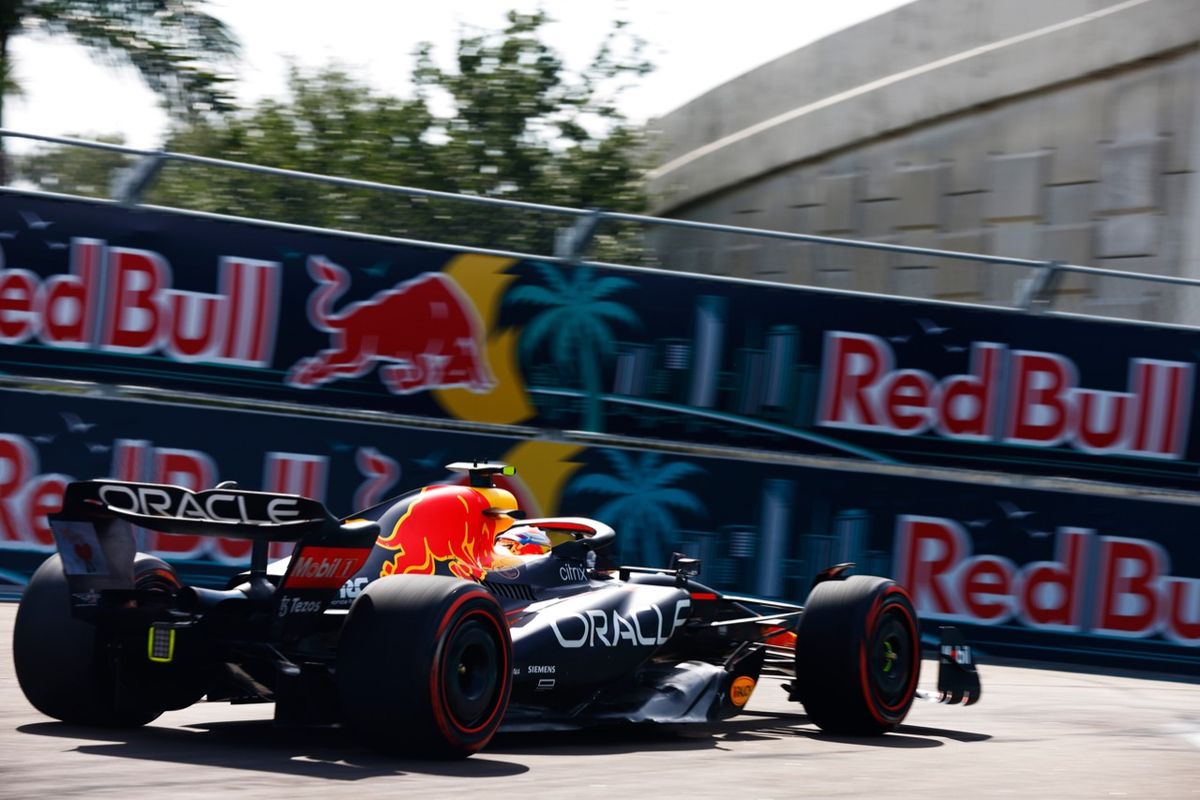 Max Verstappen di GP Miami 2022