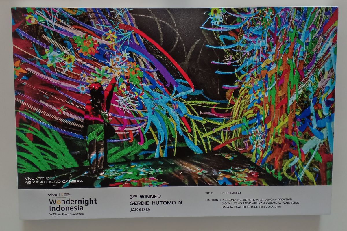 Foto low-light hasil karya juara ketiga kompetisi Wondernight Indonesia Vivo V17 Pro Photo Competition.