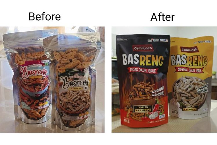 Kemasan produk UMKM Basreng mengalami peningkatan signifikan setelah mengikuti program Packfest 2025 dari Telkom. Desain baru tampil lebih modern, profesional, dan siap bersaing di pasar ritel. 