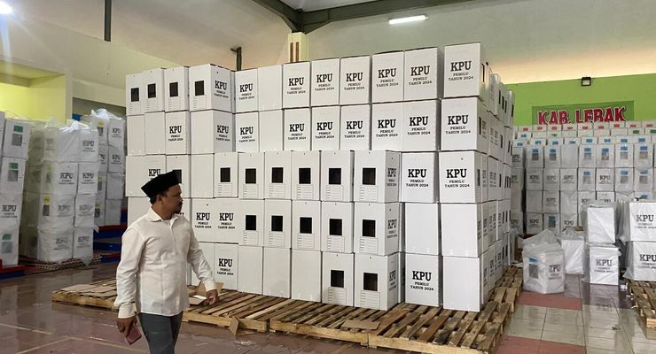 Gudang KPU Lebak Tergenang Air, Surat Suara Basah